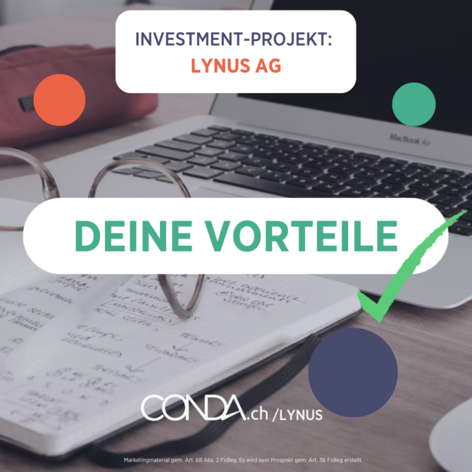 Crowdinvesting-Kampagne der Lynus AG auf conda.ch