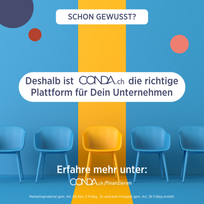 Crowdinvesting mit CONDA.ch