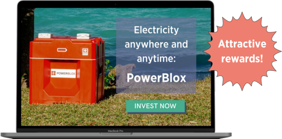 Powerblox crowdinvesting campaign at CONDA.ch