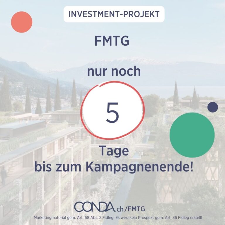 Die letzten 5 Tage der FMTG-Crowdinvesting-Kampagne laufen 🏘️ - Conda ...