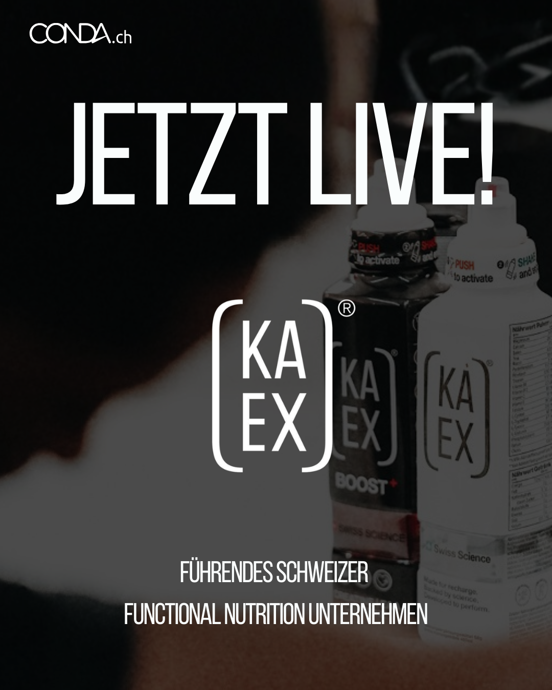 Jetzt Live DE KA-EX auf conda.ch