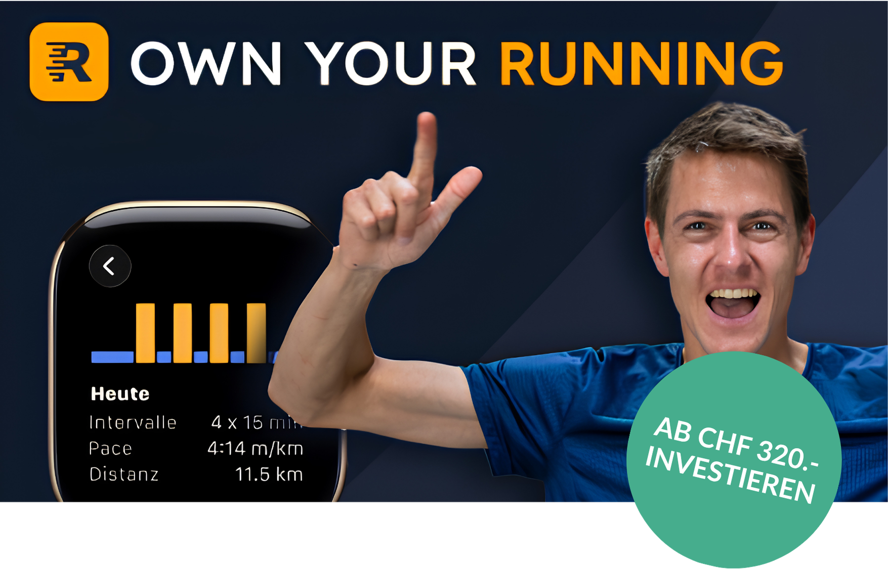Crowdinvesting campaign von running.COACH auf CONDA.ch