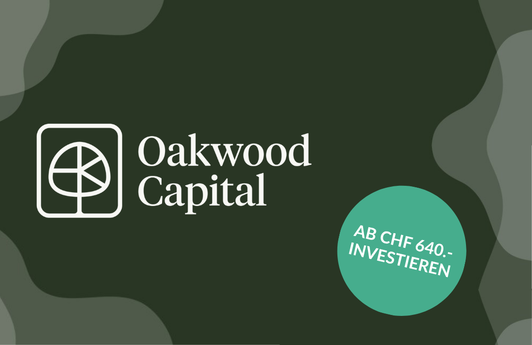 Crowdinvesting Kampagne von Oakwood Capital auf conda.ch